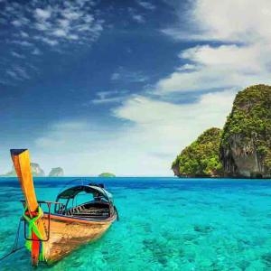 Beaches, Limestone Karsts, Thailand, Krabi