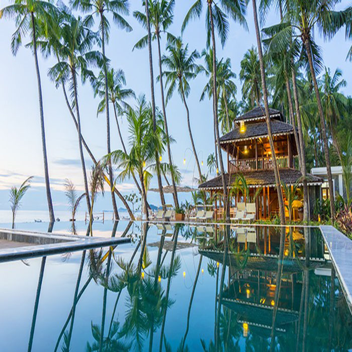 THE ART OF SAND, Living in Myanmar, Ngapali, 4-star hotel THE ART OF SAND